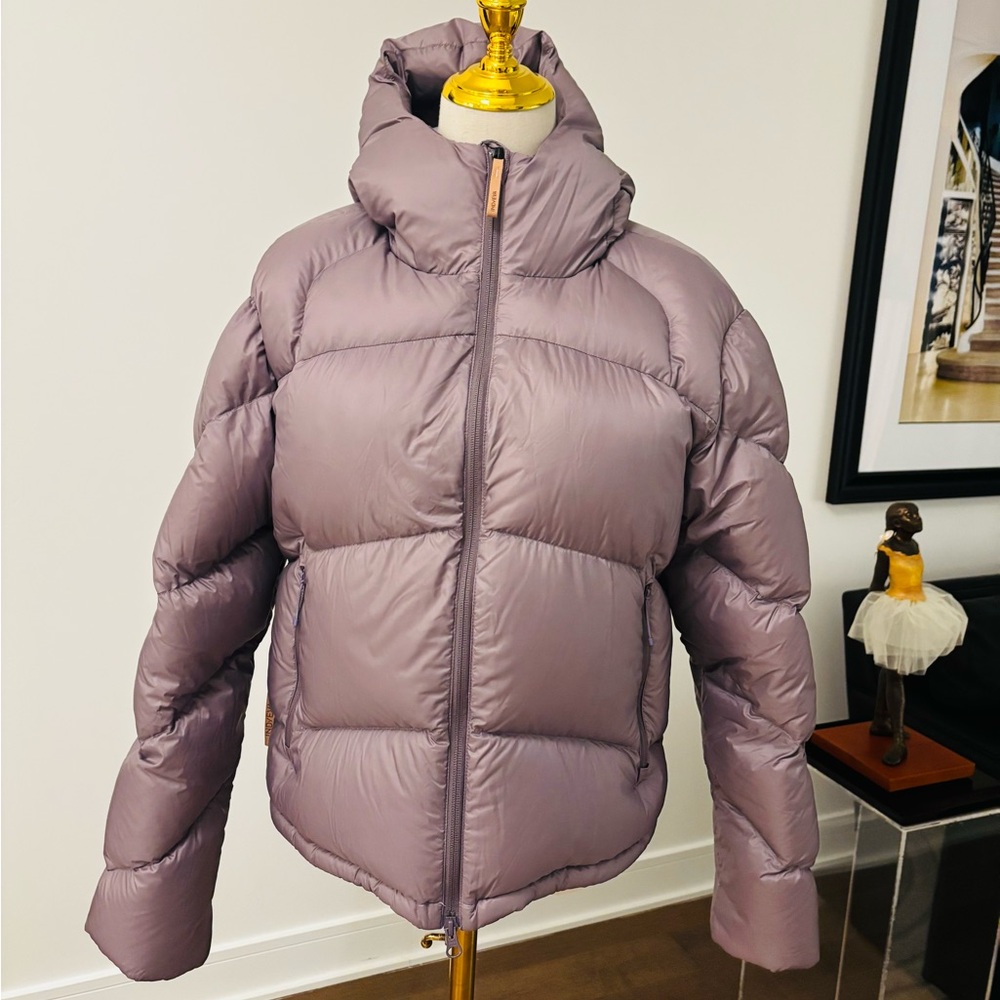 Elegant Mauve Puffer Jacket for Women